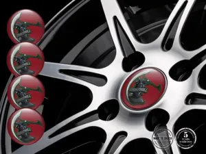Wheel emblem Custom Brand Luxury Dome Stickers